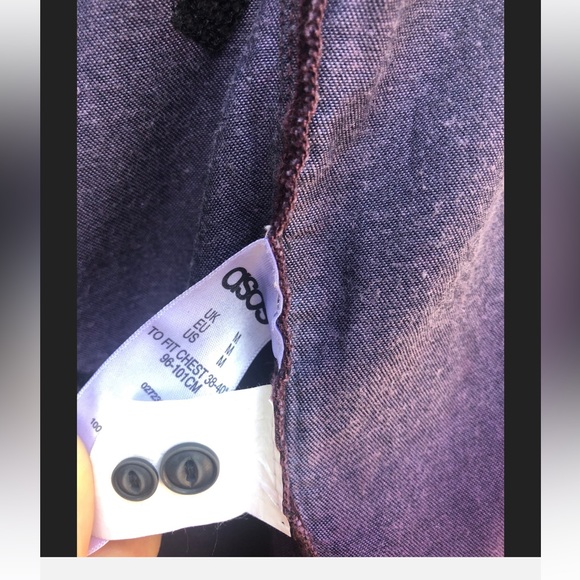 Your Neighbors 1 of 1 tie-dye tunic style shirt Purpla graze MED - Picture 10 of 11